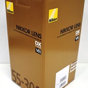 Nikon AF-S DX NIKKOR 55-300mm f/4.5-5.6G ED Vibration Reduction Zoom Lens with Auto Focus for Nikon DSLR Cameras