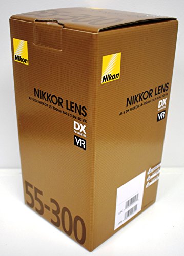 Nikon AF-S DX NIKKOR 55-300mm f/4.5-5.6G ED Vibration Reduction Zoom Lens with Auto Focus for Nikon DSLR Cameras