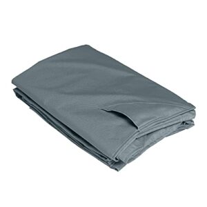 Classic Accessories Storigami Water-Resistant 36 Inch Easy Fold Lounge Chair Cover, 2-Pack, Monument Grey, Patio Furniture Covers