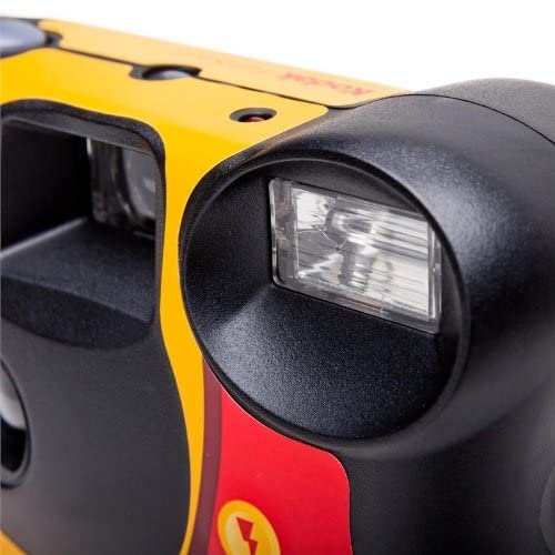 kodak 3920949 Fun Saver Single Use Camera with Flash (Yellow/Red)