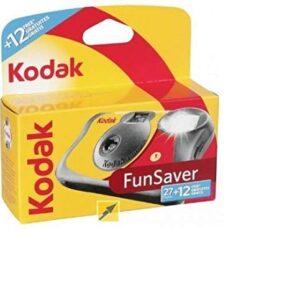 kodak 3920949 Fun Saver Single Use Camera with Flash (Yellow/Red)