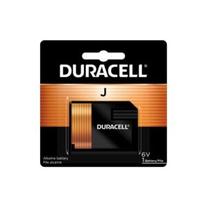 duracell j 6v alkaline battery, 1 count pack, j 6 volt alkaline battery, long-lasting for cameras, medical devices, remote controls, and more