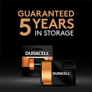 Duracell J 6V Alkaline Battery, 1 Count Pack, J 6 Volt Alkaline Battery, Long-Lasting for Cameras, Medical Devices, Remote Controls, and More