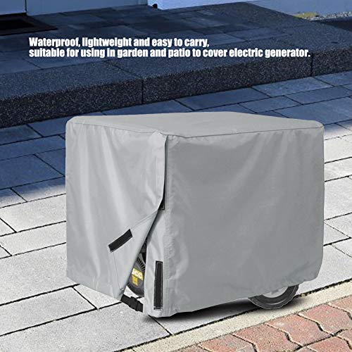 OKJHFD Generator Cover Waterproof, Universal Portable, Waterproof Durable Patio Furniture Cover, Protective Duty Outdoor Rectangle Furniture Set Covers(35 x 26 x 28In,Gray)