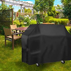 Gas Grill Barbecue Cover Skyour Waterproof BBQ Gas Grill Smoker Cover Weather Resistant UV Heavy Duty Patio Outdoor Gas Barbecue BBQ Grill Covers (XL: 67x24x45.6in)