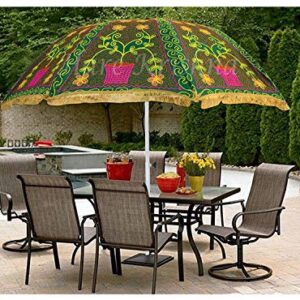 Marusthali Parasol Umbrella- Garden Umbrella, Patio Umbrella, Beach Umbrella, Sun Umbrella for Garden, Umbrella for Garden Table, Garden Parasol Umbrella