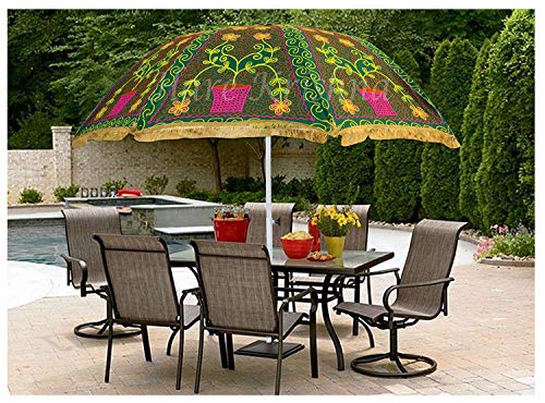 Marusthali Parasol Umbrella- Garden Umbrella, Patio Umbrella, Beach Umbrella, Sun Umbrella for Garden, Umbrella for Garden Table, Garden Parasol Umbrella