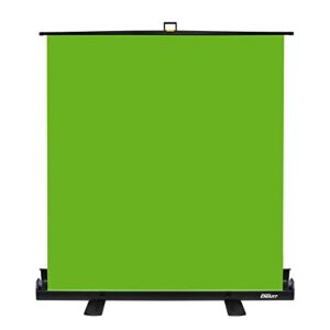 upgrate emart green screen, 61 x 72in collapsible chroma key panel for background removal, portable retractable wrinkle resistant chromakey green backdrop with auto-locking frame, aluminum hard case
