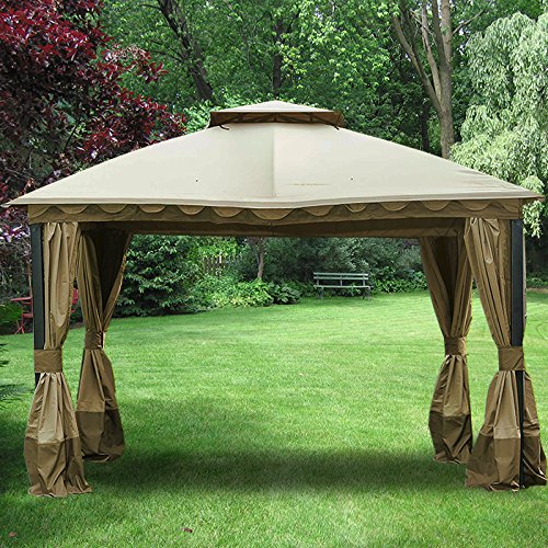 Garden Winds Marine Domed Gazebo Replacement Canopy Top Cover - RipLock 350