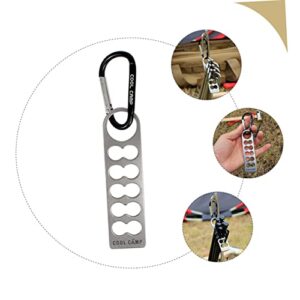 Outanaya Canopies Accessory Bike Attachment Pegs Camping Container Stake Garden Daily Peg Outdoor Spikes Stakes Holder Practical Spike with Hiking Tool Convenient for Steel Nail Camping Storage Tools