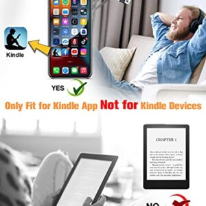 TikTok Remote Control Kindle App Page Turner, Bluetooth Camera Video Recording Remote, TIK Tok Scrolling Ring for iPhone, iPad, iOS, Android - White
