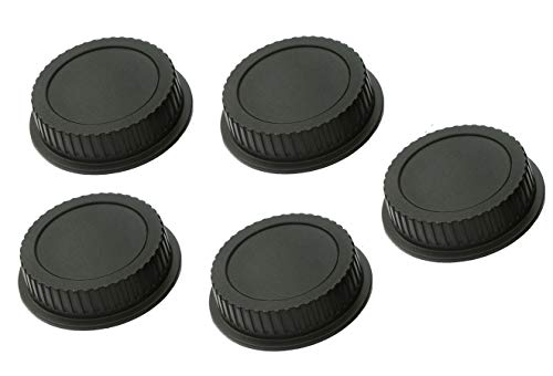 (5 Packs) Rear Lens Cover Cap for EOS EF Lens, Ef-s Lense Dust Protective Rear Cover, EF Lens Cap, Compatible with Canon EF EFS Mount DSLR Lenses