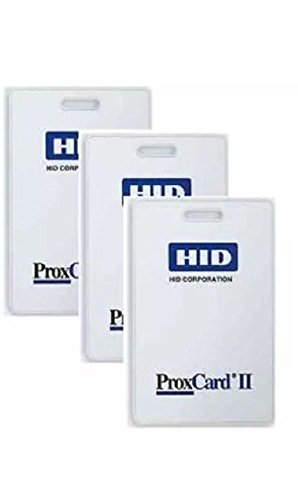 HID Proximity Prox Card II 1326 Access Control Pack of 25 Keycards 26 Bit