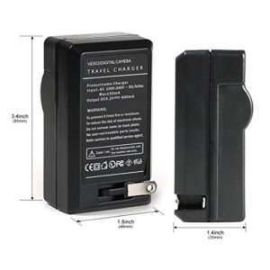 LP-E8 Battery Charger for Canon LC-E8, LC-E8C, LC-E8E, Canon EOS Rebel T2i, T3i, T4i, T5i, 550D, 600D, 650D, 700D, Kiss X4, X5, X6i, X7i Cameras & More (Not for T2 T3 T4 T5)