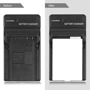 LP-E8 Battery Charger for Canon LC-E8, LC-E8C, LC-E8E, Canon EOS Rebel T2i, T3i, T4i, T5i, 550D, 600D, 650D, 700D, Kiss X4, X5, X6i, X7i Cameras & More (Not for T2 T3 T4 T5)