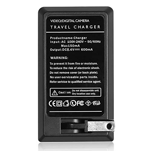 LP-E8 Battery Charger for Canon LC-E8, LC-E8C, LC-E8E, Canon EOS Rebel T2i, T3i, T4i, T5i, 550D, 600D, 650D, 700D, Kiss X4, X5, X6i, X7i Cameras & More (Not for T2 T3 T4 T5)