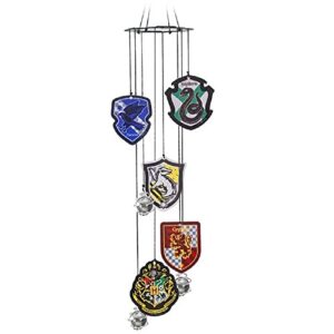 spoontiques hogwarts harry potter wind chime – garden décor for patio home lawn and yard,17″ h,11884