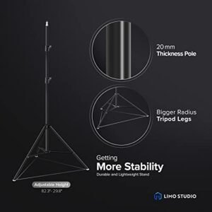 LimoStudio, 700W Output Lighting Series, LMS103, Soft Continuous Lighting Kit for White and Black Umbrella Reflector with Accessory and Carry Bag