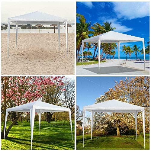 thebestshop99 New Type 1010inch Party Barbecue Canopy White Wedding Tent Without Side Wall Garden pergola