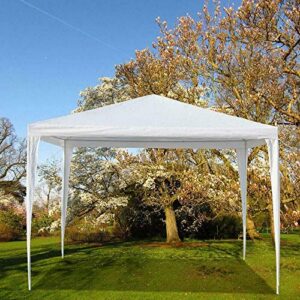 thebestshop99 New Type 1010inch Party Barbecue Canopy White Wedding Tent Without Side Wall Garden pergola