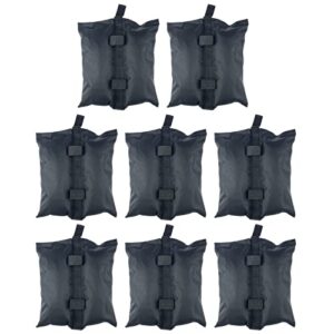 zelerdo 8 pack canopy weights sand bags tent weights for patio furniture, canopy, gazebo tent(sand not included)