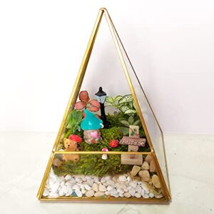 BEZALEL Miniature Fairy Garden Supplies Kit – Mini Fairy Garden Miniatures Decor for Garden Micro Landscape Yard Bonsai, Terrariums, Plant Pots – Miniature Fairy Garden Accessories for Adults…