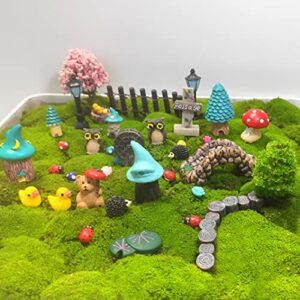 BEZALEL Miniature Fairy Garden Supplies Kit – Mini Fairy Garden Miniatures Decor for Garden Micro Landscape Yard Bonsai, Terrariums, Plant Pots – Miniature Fairy Garden Accessories for Adults…