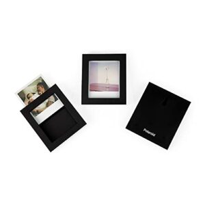 polaroid photo frame 3-pack matte black (6180) – official polaroid photo display frames