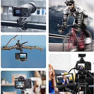 ULANZI Super Clamp Camera Clamp Mount Monitor 360° Ballhead Magic Arm Double Ball Head Adapter with 1/4"-20 & 3/8"-16 Thread ST-07 Phone Tripod Mount