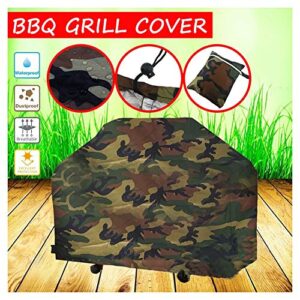 garden furniture cover protector waterproof camouflage grill dust bbq cover 210d waterproof tarpaulin sheet outdoor, 3 colors, customizable algfree (color : c, size : 145x61x117cm)
