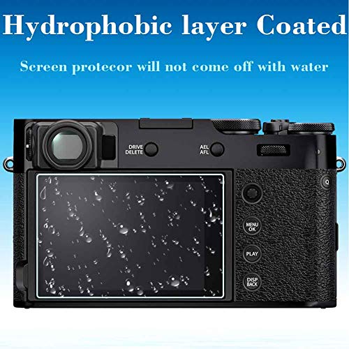 ULBTER Screen Protector for Fujifilm X-T4 X100V Fuji XT4 X-100V Camera [3Pack] with Hot Shoe Cover, 0.3mm 9H Hardness Tempered Glass Cover Anti-Scrach Anti-Fingerprint Anti-Bubble