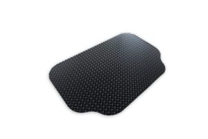 grilltex 8d-075-30c-4l deck and patio grill mat, 30″ x 48″, black