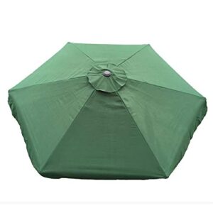 QLINDGK 6.3ft Patio Umbrella Replacement Canopy Cover, Market Umbrella Outdoor Umbrella Canopy for Backyard, Poolside, Lawn and Garden