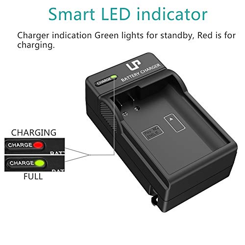 EN-EL15 EN EL15a Battery Charger, LP Charger Compatible with Nikon D7500, D7200, D7100, D7000, D850, D750, D500, D810a, D810, D800e, D800, D610, D600 & More