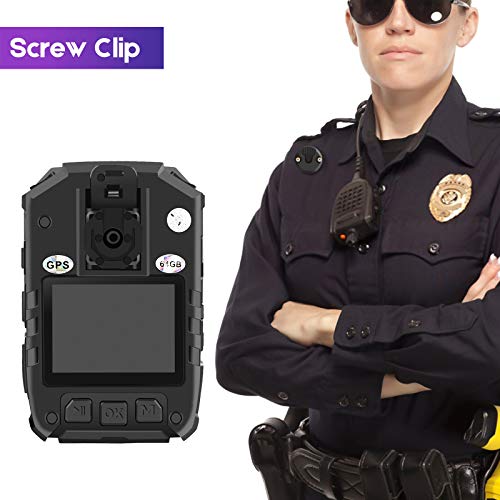 CammPro Body Worn Camera Accessories Bundle Kit for Body Camera I826, Screw Clip+Car Charger+Suction Cup Mount+Shoulder Clip