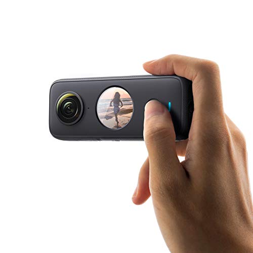 Insta360 ONE X2 360 Degree Waterproof Action Camera, 5.7K 360, Stabilization, Touch Screen, AI Editing, Live Streaming, Webcam, Voice Control