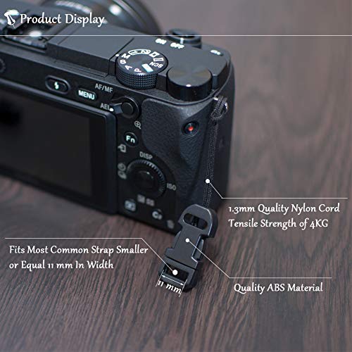 VKO Quick Release Camera Strap QD Loops Connector Adapter Compatible with Sony Canon Nikon Fujifilm Point-and-Shoot Small Mirrorless Cameras Strap Eyelet Sling Belt