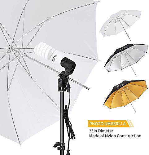 ShowMaven Photography Lighting Kit, Softbox Light Kit with 6.5ft x 10ft Photography Backdrop Stand for Product Photography, Portrait Photography, Video Shooting Photography