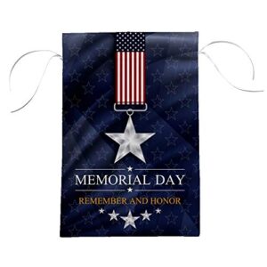 ZHONGJI Garden Flags ﻿Memorial Day Celebration Patriotism Decorative Yard Flags Double Sided Design Home Outdoor Decor All Seasons Holidays