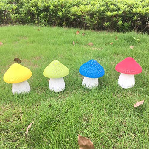 Solar Mushroom Light Solar Powered Garden Lights Outdoor Waterproof Decorative Led Solarâ€‚Light for Garden Lawn Yard,Red,210222QY01-1-8640-1653328241,12x14.5cm/4.7x5.7in