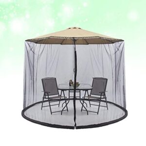 Yardwe Umbrella with Mosquito Netting Screen Table Screen for Outdoor Bar Garden