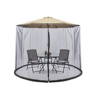 yardwe umbrella with mosquito netting screen table screen for outdoor bar garden