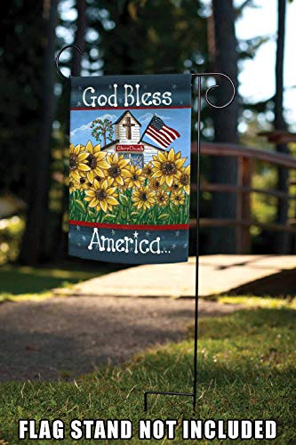 Toland Home Garden 112133 Glory Church Patriotic Flag 12x18 Inch Double Sided Patriotic Garden Flag for Outdoor House Flower Flag Yard Decoration