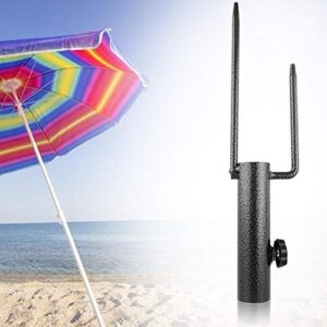 Portable Universal Iron Umbrella Stand Umbrella Holder, Parasol Anchor/Umbrella Anchor for Beach Fishing Garden Outdoor Travel