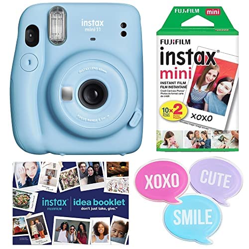 Fujifilm Instax Mini 11 Blue Holiday Bundle 2022