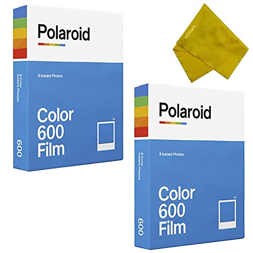 2-Pack Originals Instant Color 600 Instant Film for 600 and i-Type Cameras White Frame