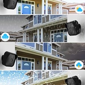 Blink Outdoor Camera Silicone Skin Cover, COOLWUFAN Anti-Scratch Protective Cover for All-New Blink Outdoor/Indoor – Wireless Camera System - Blink Outdoor Camera Best Accessories (Black (3 Packs))