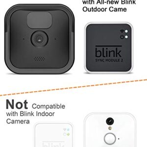 Blink Outdoor Camera Silicone Skin Cover, COOLWUFAN Anti-Scratch Protective Cover for All-New Blink Outdoor/Indoor – Wireless Camera System - Blink Outdoor Camera Best Accessories (Black (3 Packs))