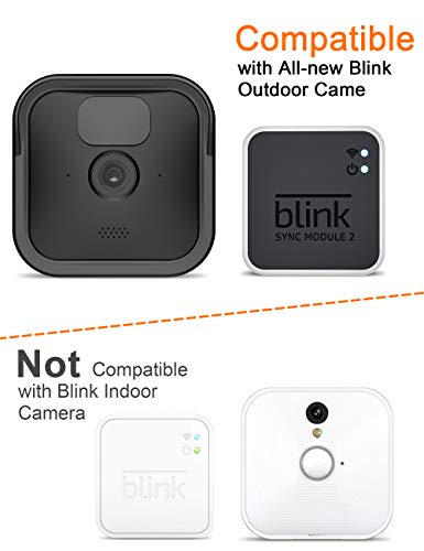 Blink Outdoor Camera Silicone Skin Cover, COOLWUFAN Anti-Scratch Protective Cover for All-New Blink Outdoor/Indoor – Wireless Camera System - Blink Outdoor Camera Best Accessories (Black (3 Packs))