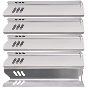 yiming grill replacement parts for dyna-glo dgf510sbp, dgf493bnp, backyard grill by13-101-001-13, by14-101-001-02, by15-101-001-02, stainless steel heat plate shields for uniflame gbc1059wb.